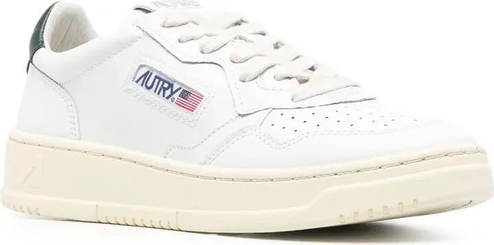 01 Low-Top Leather Sneakers - Image 2