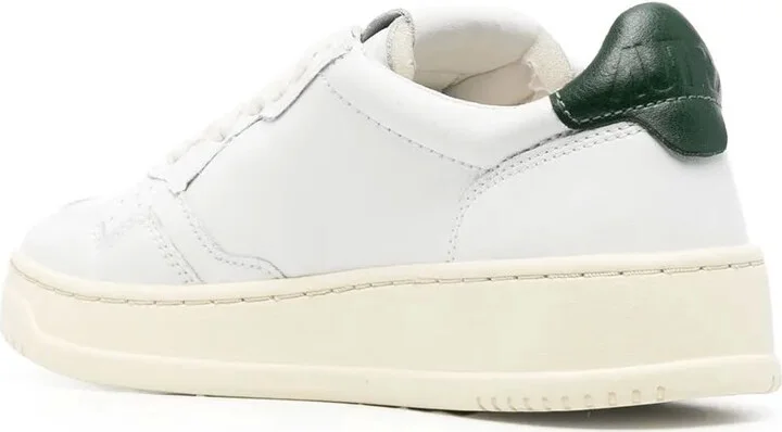 01 Low-Top Leather Sneakers - Image 3