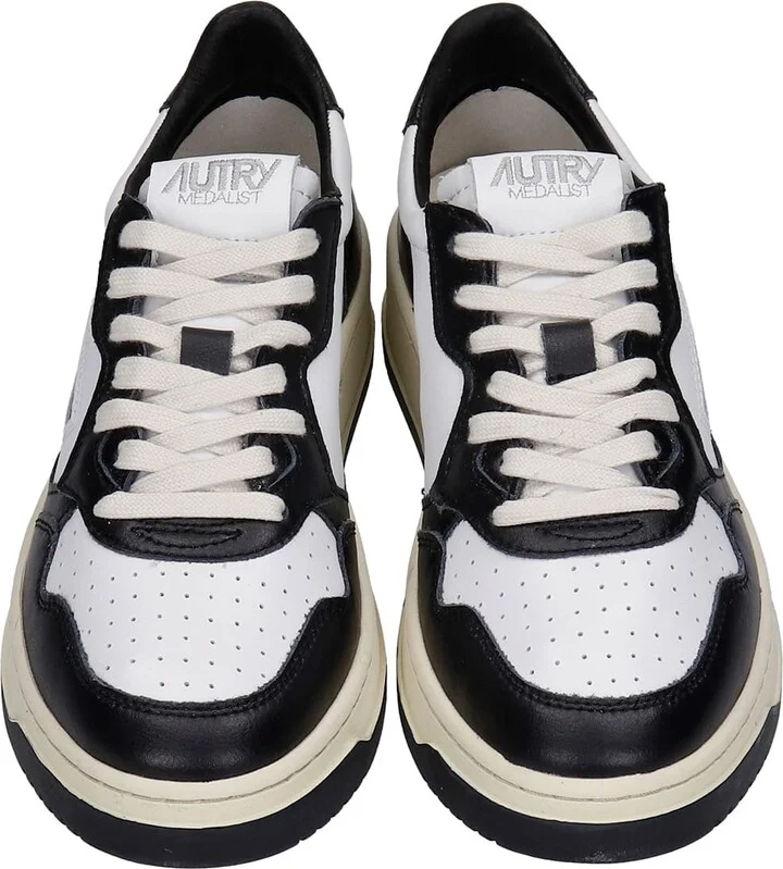 01 Sneakers In White Leather - Image 4