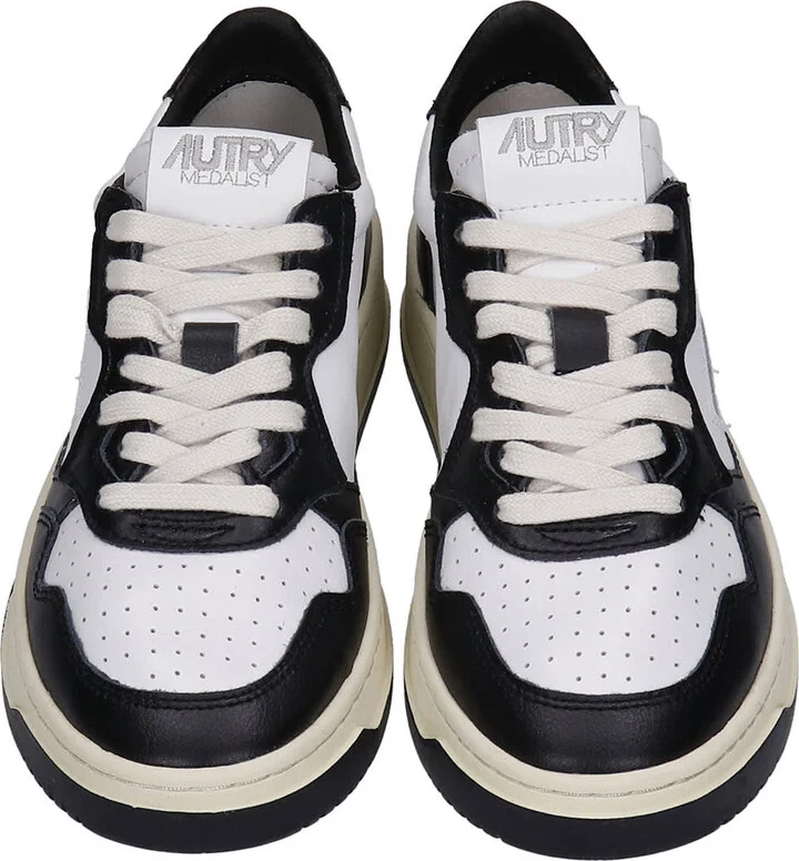 01 Sneakers In White Leather - Image 4