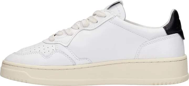 01 Sneakers In White Leather - Image 3