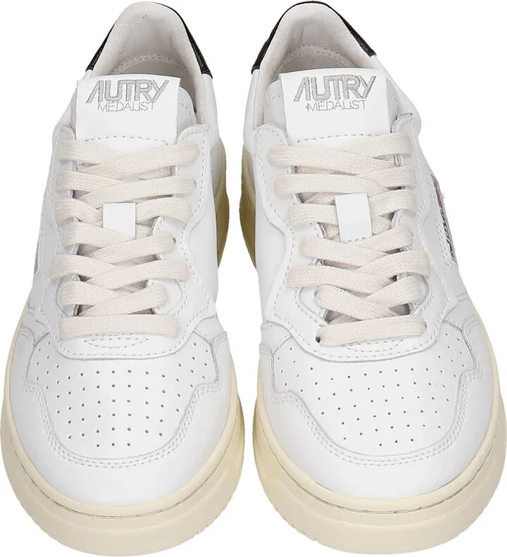 01 Sneakers In White Leather - Image 4