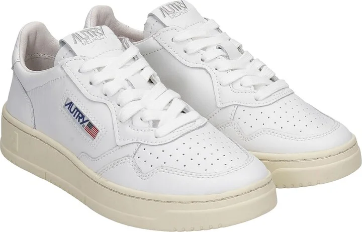 01 Sneakers In White Leather - Image 2