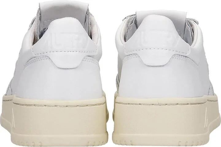 01 Sneakers In White Leather - Image 5