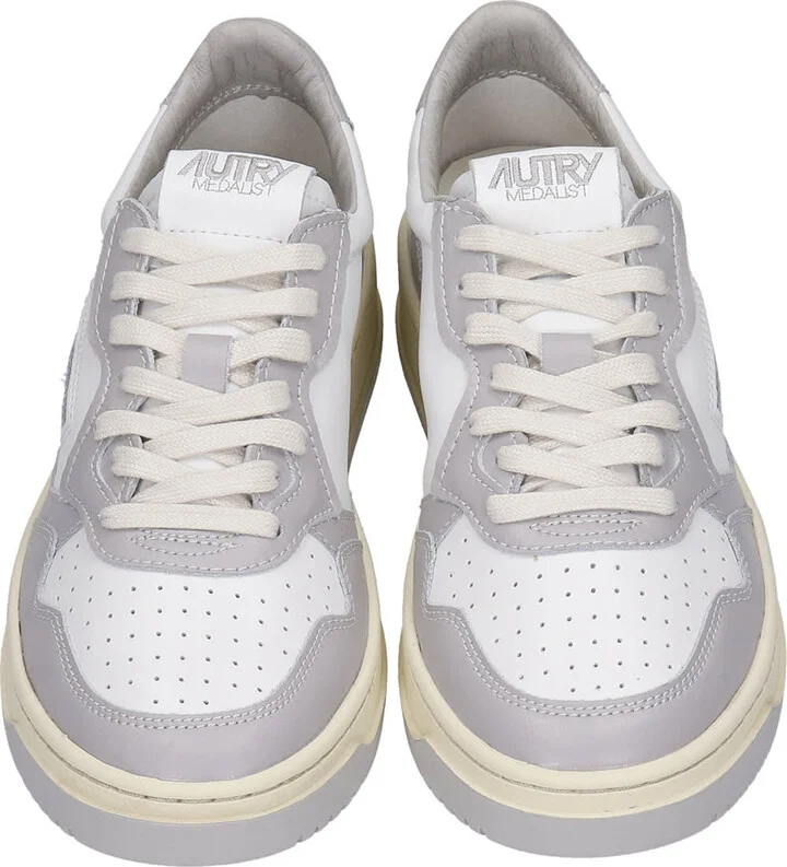 01 Sneakers In White Leather - Image 4