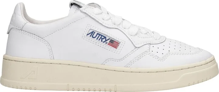 01 Sneakers In White Leather