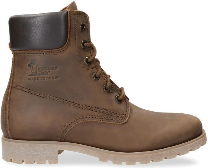 03 Ladies Boots Brown Waterproof Leather Lace up Hiking Ankle Chukka