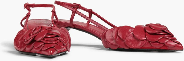 03 Rose Edition Atelier leather slingback pumps - Image 2