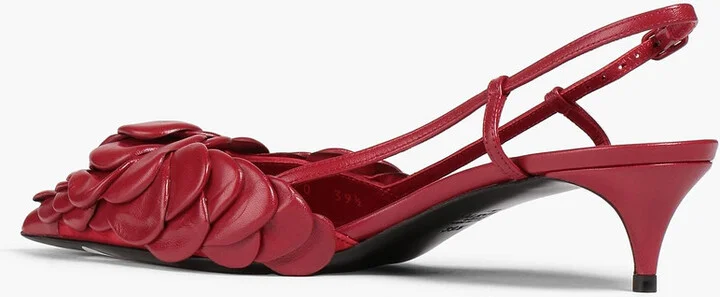 03 Rose Edition Atelier leather slingback pumps - Image 3