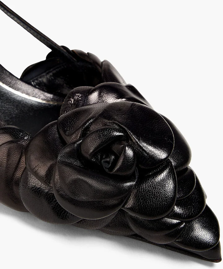 03 Rose Edition Atelier leather slingback pumps - Image 7