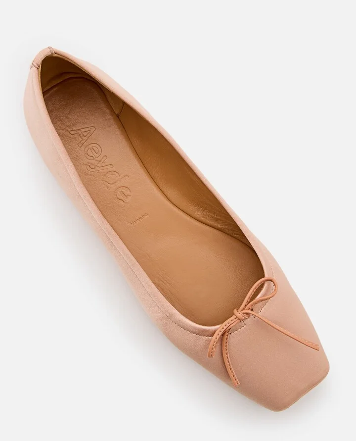 08mm Gabriella Satin Ballet Flat - Image 4