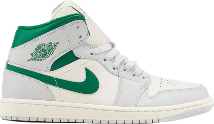 1 Mid White Pure Platinum Pine Green