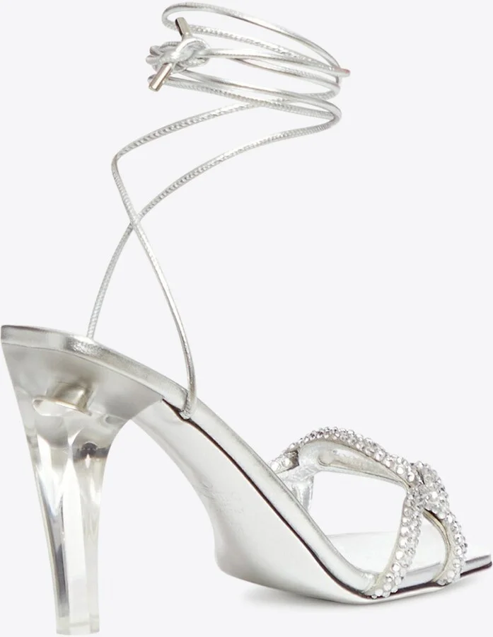 100 Crystal Chain Sandals - Image 2