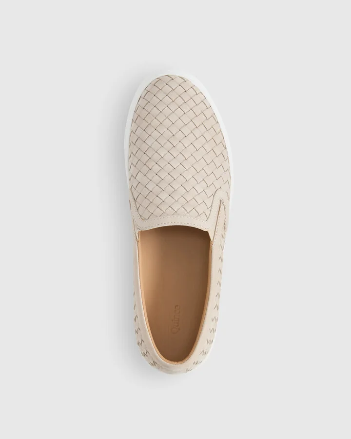 100% Handwoven Leather Slip On Sneaker - Image 11
