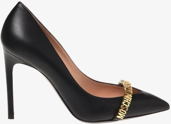 100 Logo Pumps in Leather