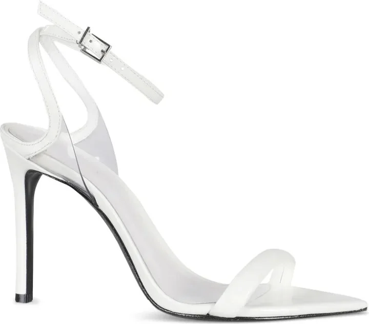 100 Mm Clear-Strap Stiletto-Sandals - Image 2