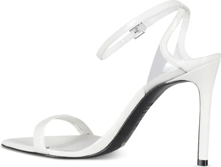 100 Mm Clear-Strap Stiletto-Sandals - Image 3