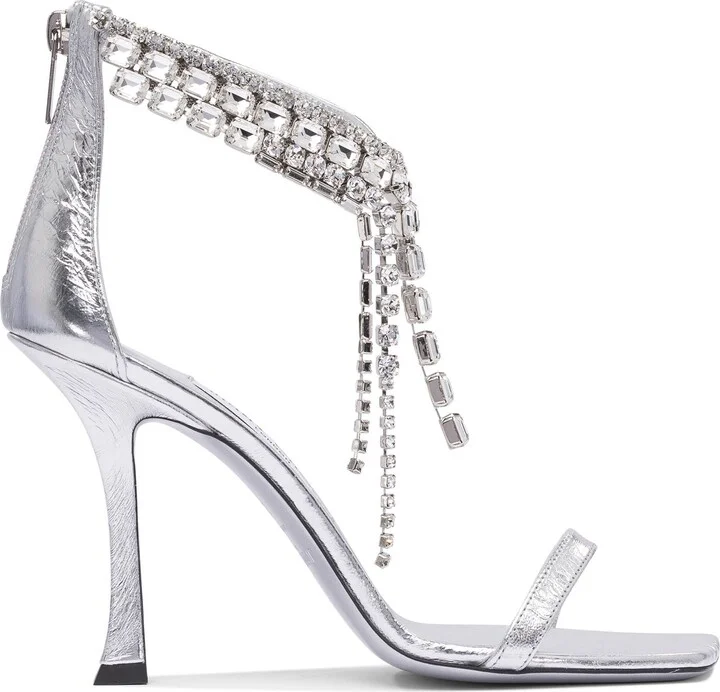 100 Mm Sandals Silver