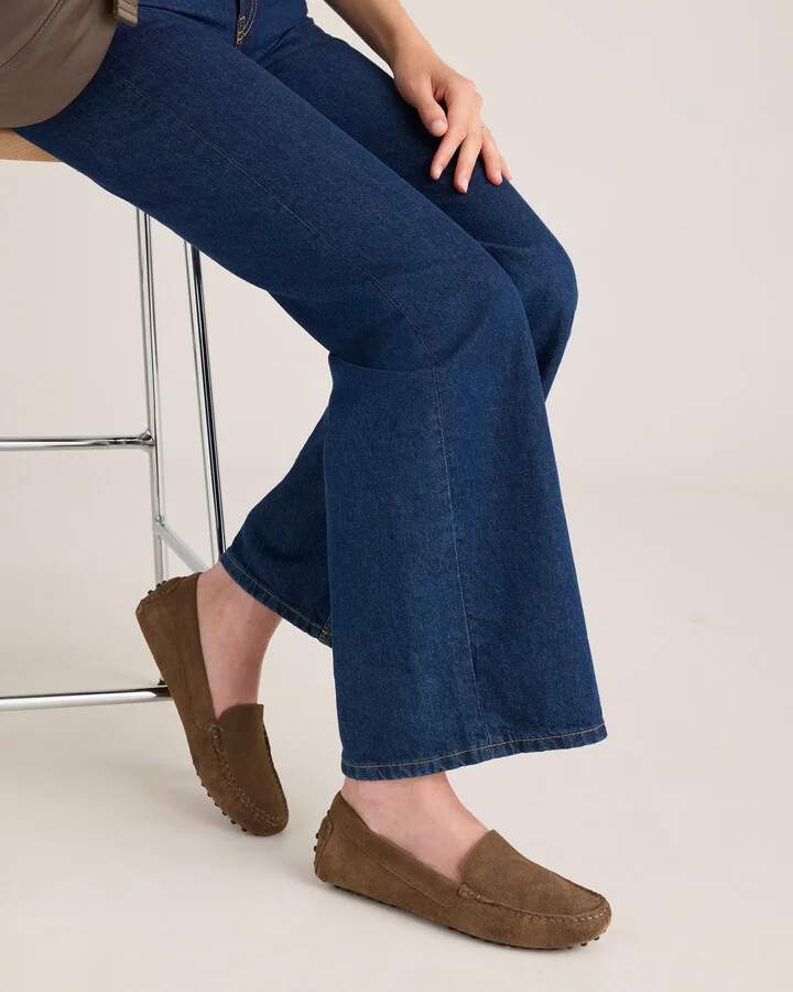 100% Suede Driver Loafer - Image 2