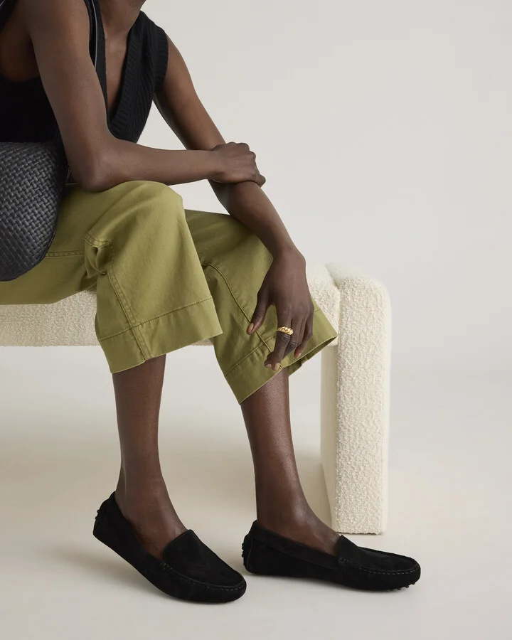 100% Suede Driver Loafer - Image 6