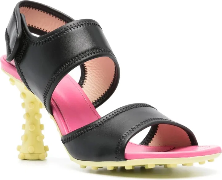 1000 Chiodi 85mm colour-block sandals - Image 2