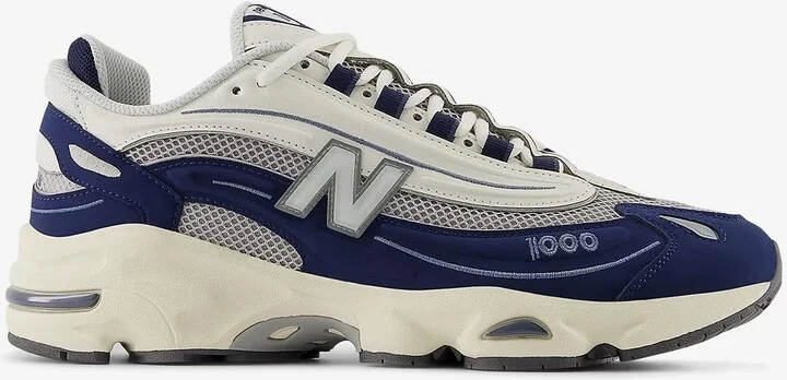 1000 Low-Top Sneakers in Navy with Sea Salt