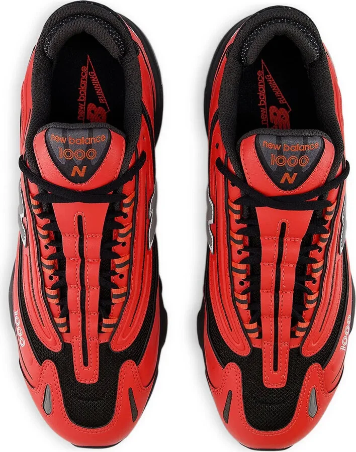 1000 "Red/Black" sneakers - Image 2