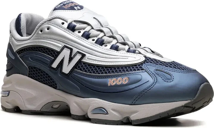 1000 "Vintage Indigo/Silver Metallic" trainers - Image 2