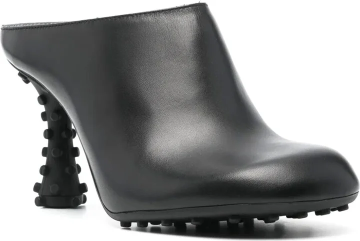 1000Chiodi 105mm leather mules - Image 2