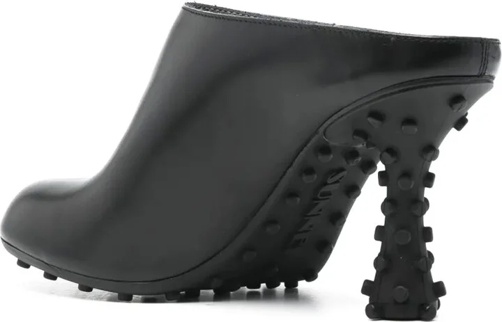 1000Chiodi 105mm leather mules - Image 3