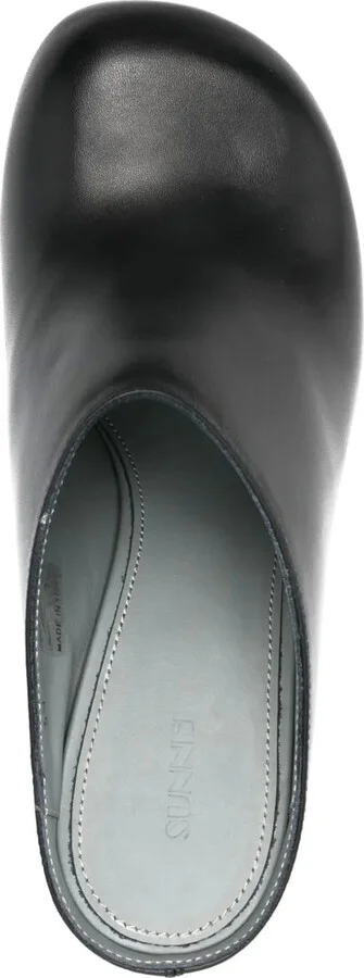 1000Chiodi 105mm leather mules - Image 4