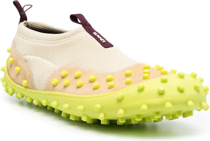 1000Chiodi suede slip-on sneakers - Image 2