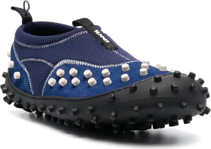 1000Chiodi suede slip-on sneakers - Image 2