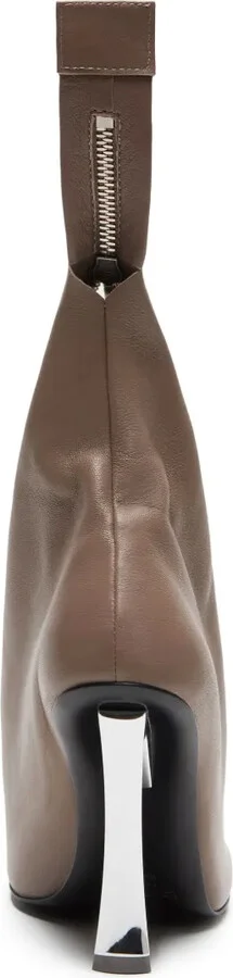 100m Leather Zip Pumps - Image 4