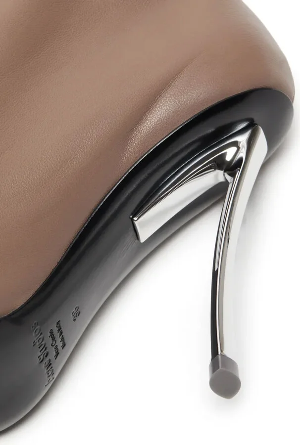 100m Leather Zip Pumps - Image 5