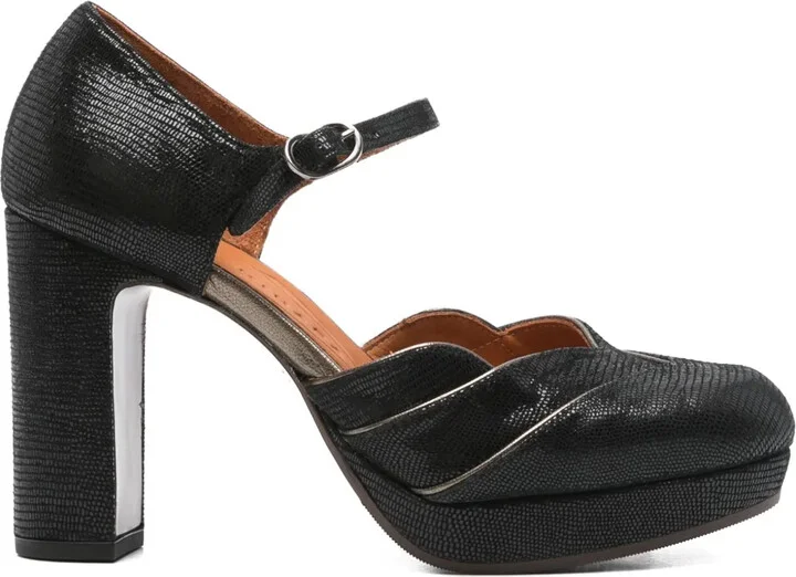100m Metallic-Trim Pumps