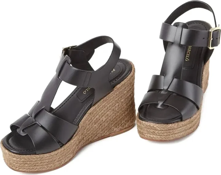 100mm Alison wedge sandals - Image 2