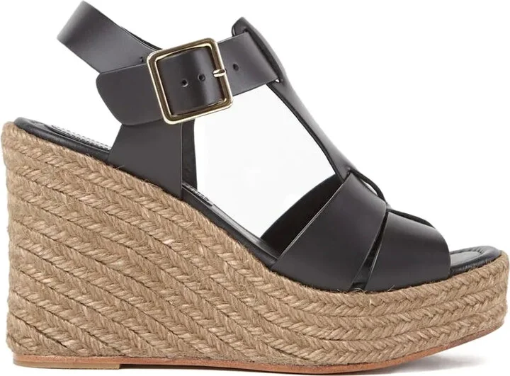 100mm Alison wedge sandals