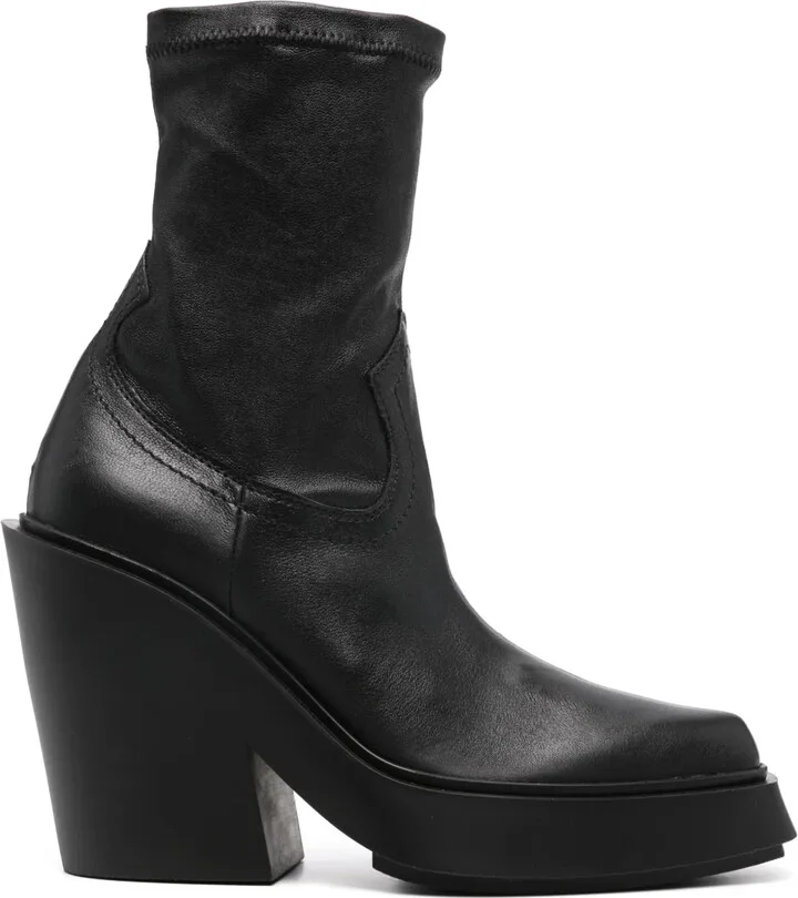 100mm Ankle-Length Boots