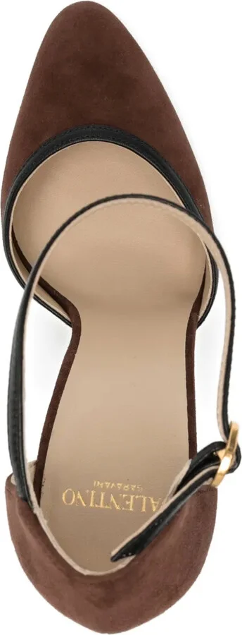 100mm Ankle-Strap Heeled Pumps - Image 4