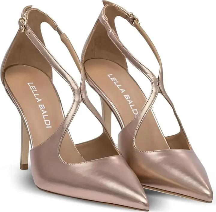 100mm Ankle-Strap Pointed-Toe Pumps - Image 2