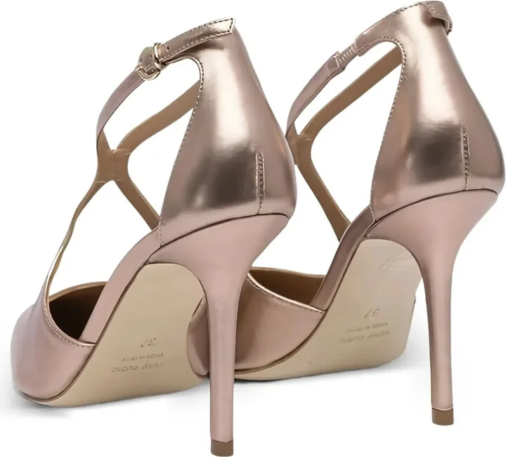 100mm Ankle-Strap Pointed-Toe Pumps - Image 3