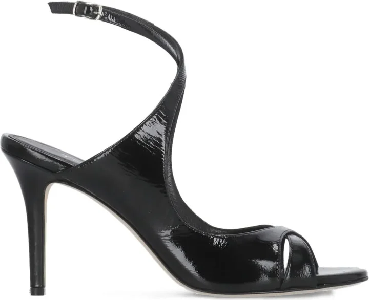 100mm Ankle-Strap Stiletto Sandals