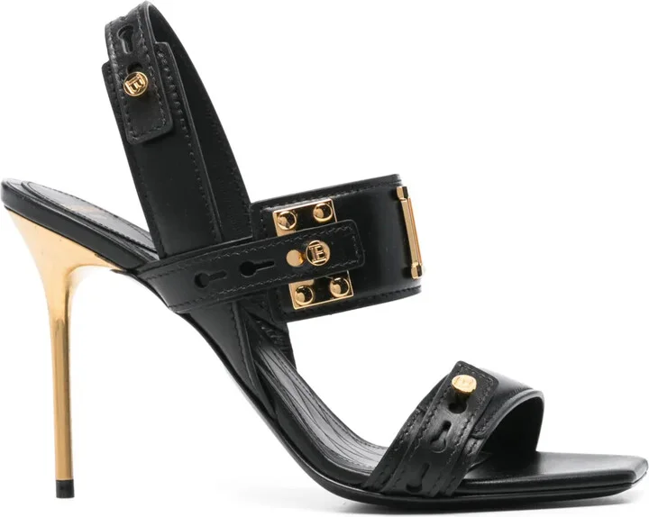 100mm B-logo sandals