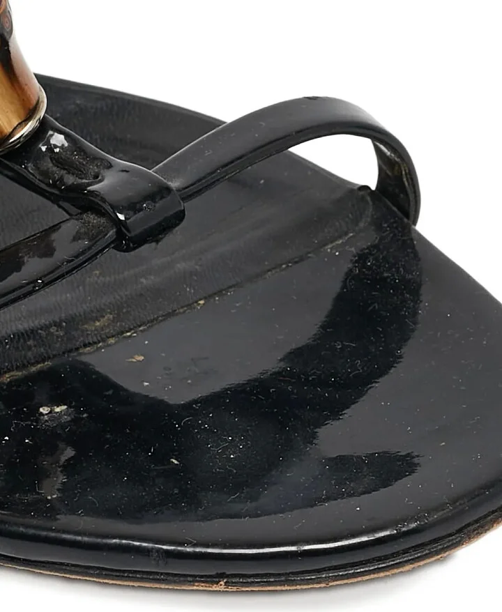 100mm Bamboo-Detail Sandals - Image 5