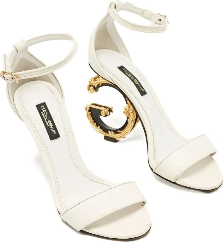 100mm Baroque-Heel Sandals - Image 2