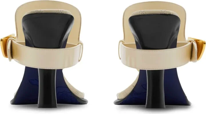 100mm Bay leather mules - Image 3