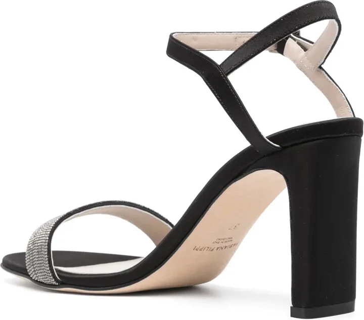 100mm Bead-Embellished Leather Sandals - Image 3