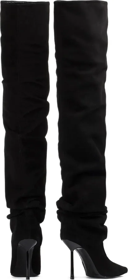 100mm Bella calf-suede boots - Image 4