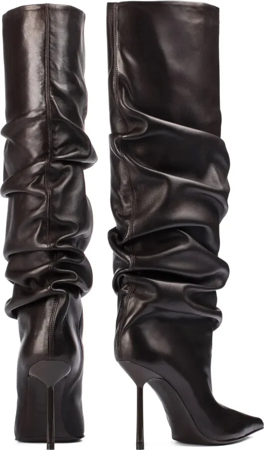 100mm Bella knee-high boots - Image 3